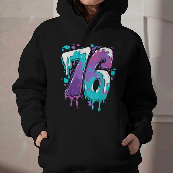 Vintage Baseball 76 Number Graphic Youth Hoodie Vintage Baseball 76 Number Graphic Youth Hoodie
