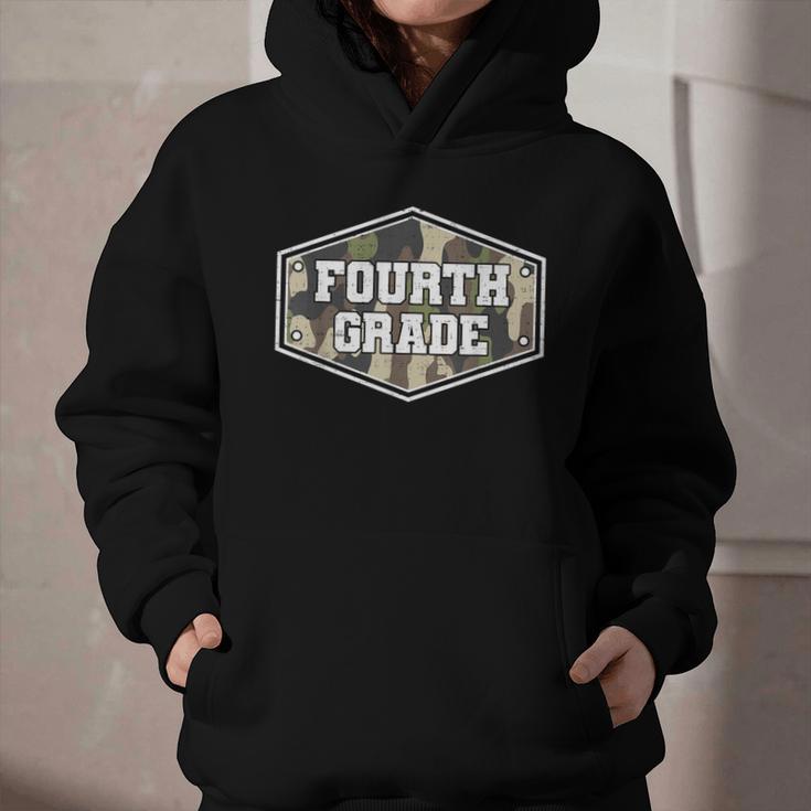 Vintage Fourth Grade Old Camo Back To School Boys 4th Grade Graphic Youth Hoodie Vintage Fourth Grade Old Camo Back To School Boys 4th Grade Graphic Youth Hoodie