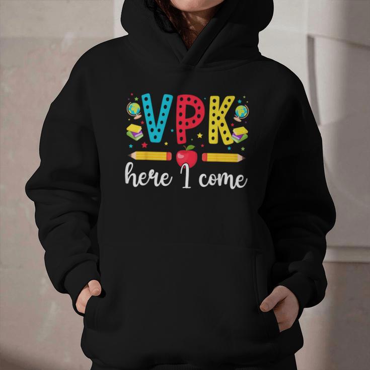 VPK Here I Come VPK Back To School VPK First Day Of VPK Graphic Youth Hoodie VPK Here I Come VPK Back To School VPK First Day Of VPK Graphic Youth Hoodie