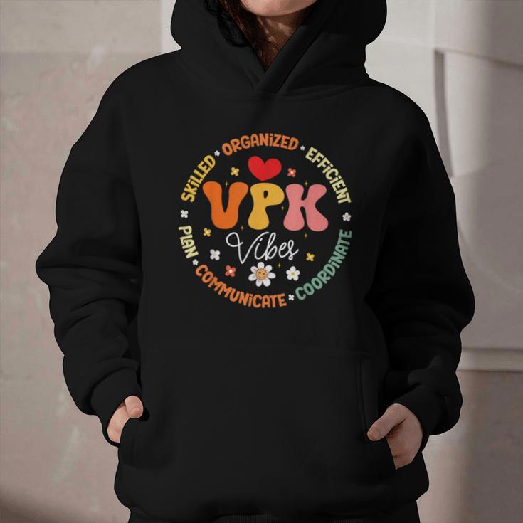 VPK Vibes First Day Of Back To School Appreciation Week Graphic Youth Hoodie