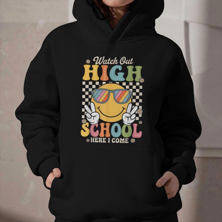 Watch Out Highschool Here I Come Back To School Highschool Graphic Youth Hoodie