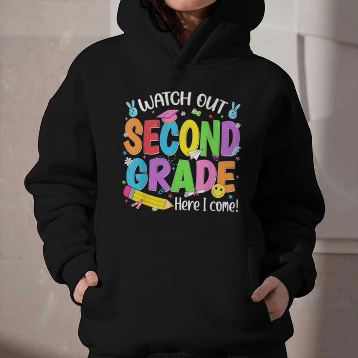 Watch Out Second Grade Here I Come Back To School 2nd Grade Graphic Youth Hoodie Watch Out Second Grade Here I Come Back To School 2nd Grade Graphic Youth Hoodie