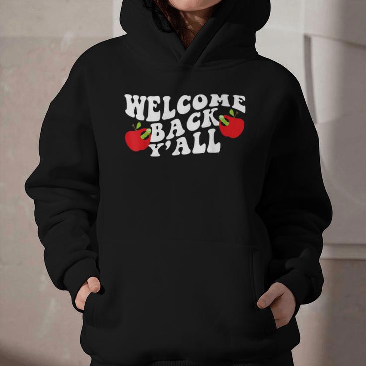 Welcome Back To School Happy First Day Of School 2025 2026 Graphic Youth Hoodie
