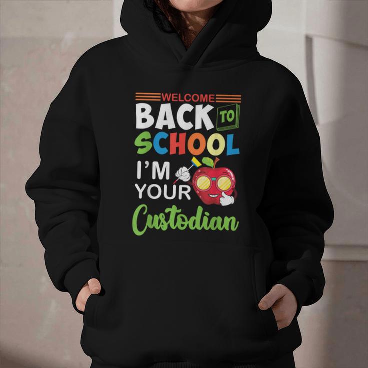 Welcome Back To School Students I'm Your Custodian Proud Graphic Youth Hoodie Welcome Back To School Students I'm Your Custodian Proud Graphic Youth Hoodie