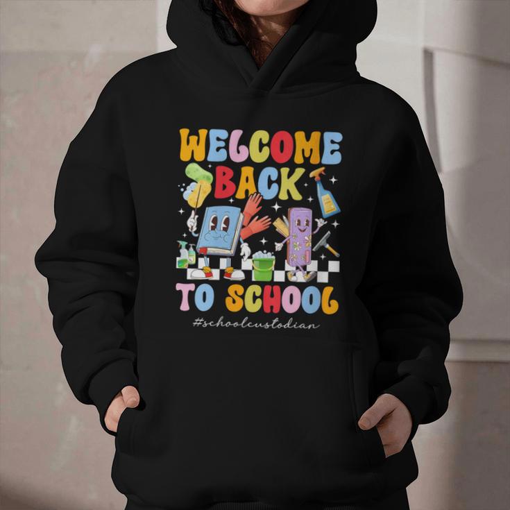 Women's Back To School Custodian First Day Of School Custodian Graphic Youth Hoodie Women's Back To School Custodian First Day Of School Custodian Graphic Youth Hoodie