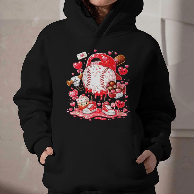 Women's Baseball Drip Ice Cream Boys Kids Youth Valentines Graphic Youth Hoodie Women's Baseball Drip Ice Cream Boys Kids Youth Valentines Graphic Youth Hoodie