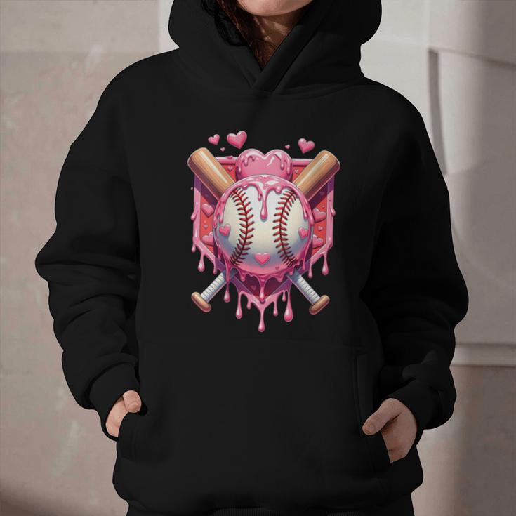 Women's Valentines Day Baseball Boys Ice Cream Drip Heart Youth Kids Graphic Youth Hoodie Women's Valentines Day Baseball Boys Ice Cream Drip Heart Youth Kids Graphic Youth Hoodie