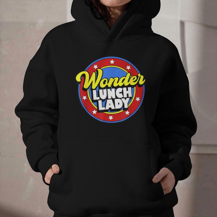 Wonder Lunch Lady Super Woman Power Superhero Back To School Graphic Youth Hoodie