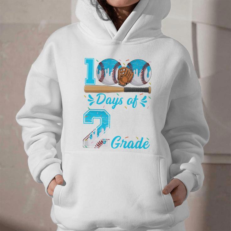 100 Days Of 2nd Grade Baseball 100th Day Of School Boys Kids Graphic Youth Hoodie 100 Days Of 2nd Grade Baseball 100th Day Of School Boys Kids Graphic Youth Hoodie