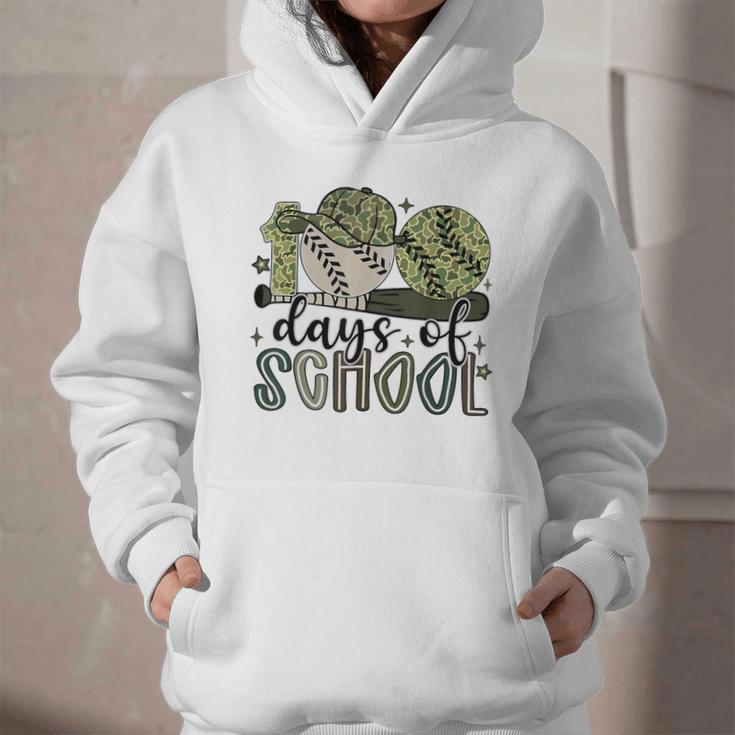 100 Days Of School Baseball Camo Cap Kids Boys 100th Day Graphic Youth Hoodie 100 Days Of School Baseball Camo Cap Kids Boys 100th Day Graphic Youth Hoodie