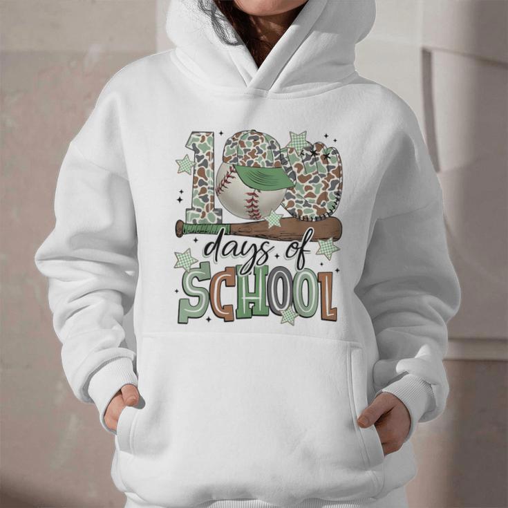 100 Days Of School Baseball Camo Men Boy Kid Graphic Youth Hoodie 100 Days Of School Baseball Camo Men Boy Kid Graphic Youth Hoodie