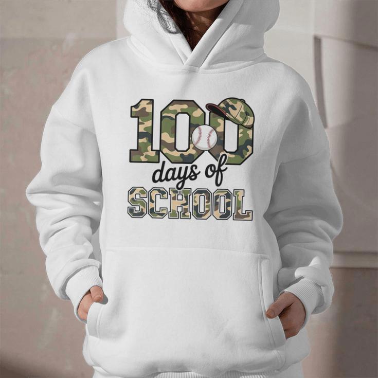 100 Days Of School Camo Baseball Camouflage For Kids Graphic Youth Hoodie 100 Days Of School Camo Baseball Camouflage For Kids Graphic Youth Hoodie