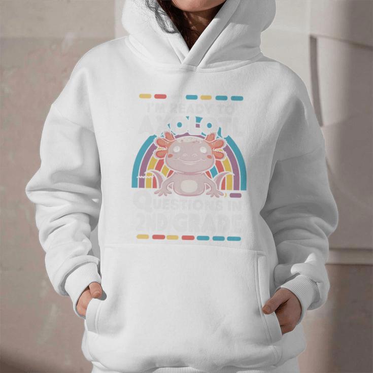 2nd Grade Axolotl Questions Back To School Graphic Youth Hoodie 2nd Grade Axolotl Questions Back To School Graphic Youth Hoodie
