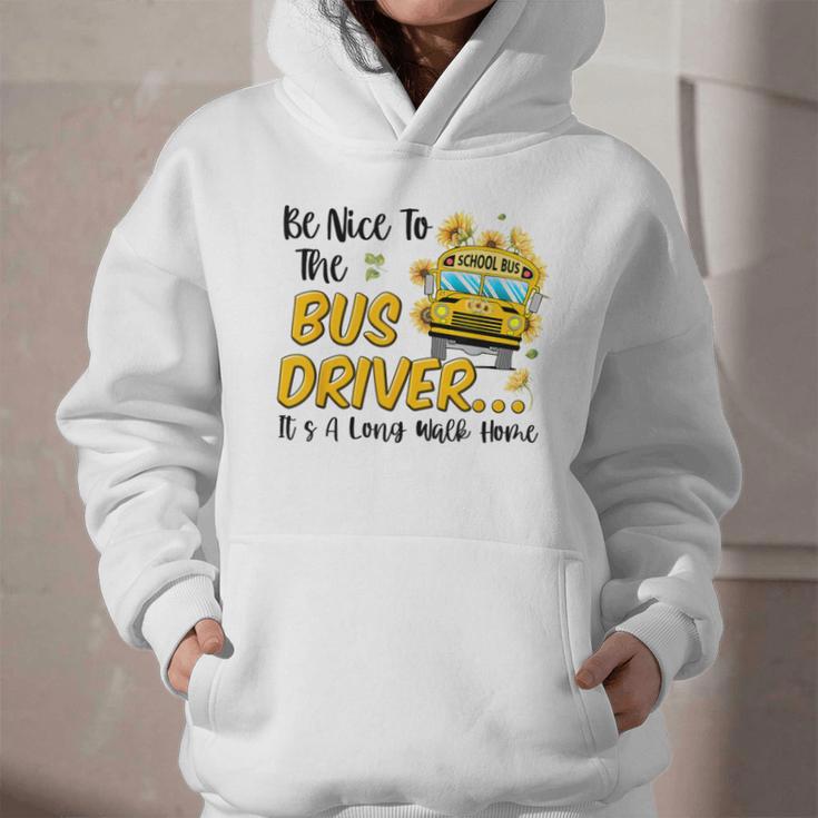 Back To School Be Nice To The Bus Driver Magic School Bus Graphic Youth Hoodie Back To School Be Nice To The Bus Driver Magic School Bus Graphic Youth Hoodie