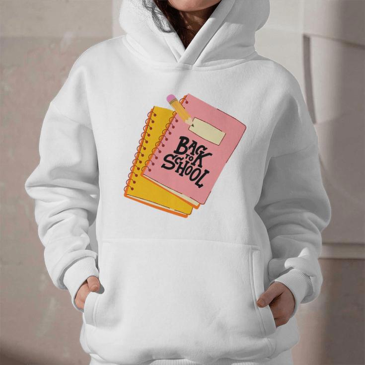 Back To School Notebook And Pencil Graphic Design Premium Tri-Blend Graphic Youth Hoodie Back To School Notebook And Pencil Graphic Design Premium Tri-Blend Graphic Youth Hoodie