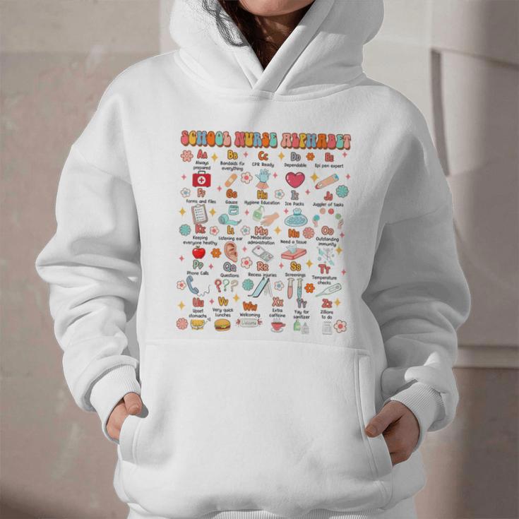 Back To School School Nurse Alphabet School Nurse Life Graphic Youth Hoodie Back To School School Nurse Alphabet School Nurse Life Graphic Youth Hoodie