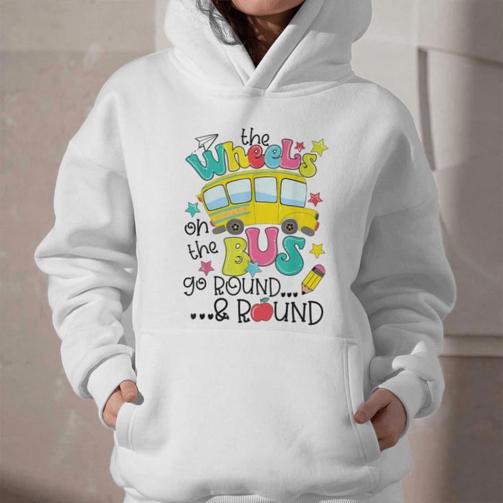 Back To School The WHEELS On The BUS Toddler Kids Boys Graphic Youth Hoodie Back To School The WHEELS On The BUS Toddler Kids Boys Graphic Youth Hoodie