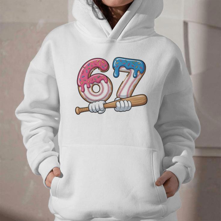 Baseball 67 Kids Ice Cream Drip Six Seven Youth Boys Graphic Youth Hoodie
