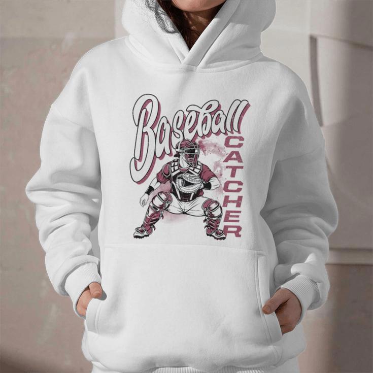 Baseball Catcher Gear Home Plate Premium Tri-Blend Graphic Youth Hoodie