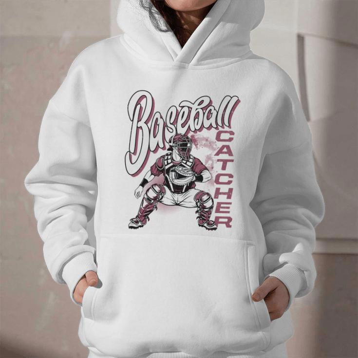 Baseball Catcher Gear Home Plate Graphic Youth Hoodie