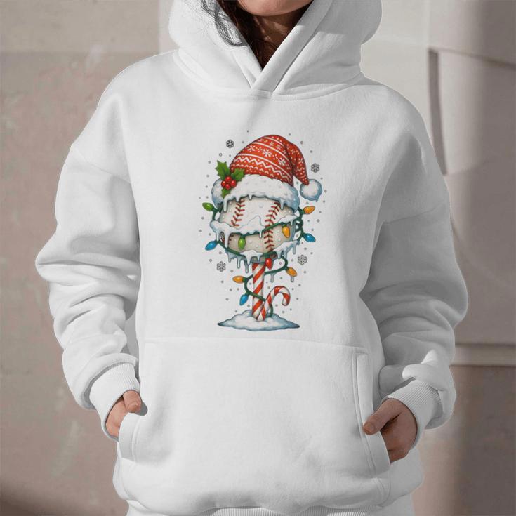 Baseball Christmas Ball Hat Snow Winter Premium Tri-Blend Graphic Youth Hoodie Baseball Christmas Ball Hat Snow Winter Premium Tri-Blend Graphic Youth Hoodie