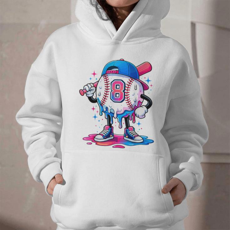Baseball Drip 8th 8 Year Old Birthday Boys Pitcher Player Graphic Youth Hoodie Baseball Drip 8th 8 Year Old Birthday Boys Pitcher Player Graphic Youth Hoodie