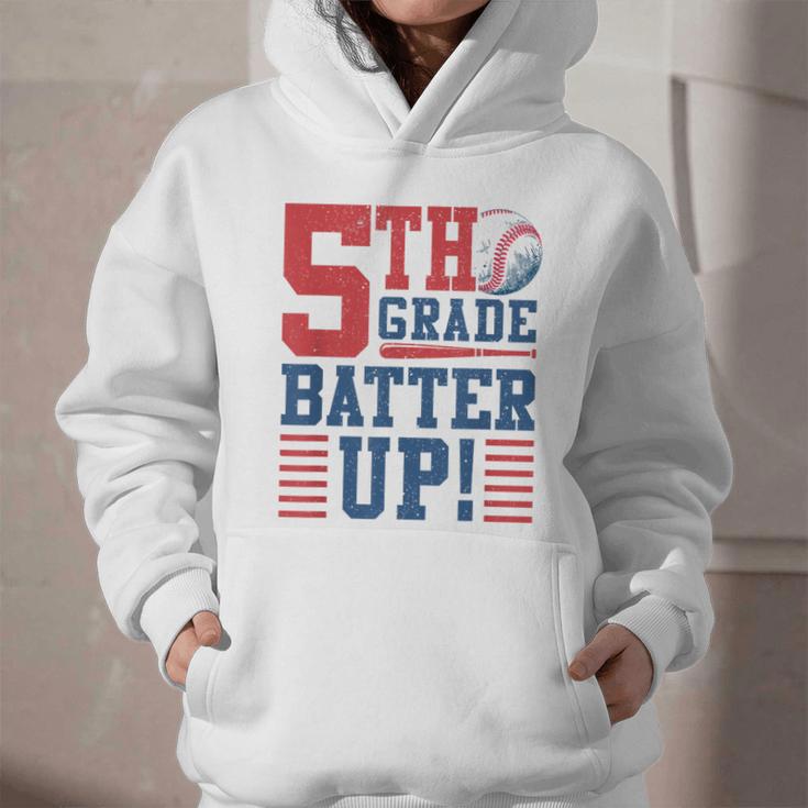 Baseball Fifth Grade Back To School 5th Grade Batter Up Graphic Youth Hoodie Baseball Fifth Grade Back To School 5th Grade Batter Up Graphic Youth Hoodie