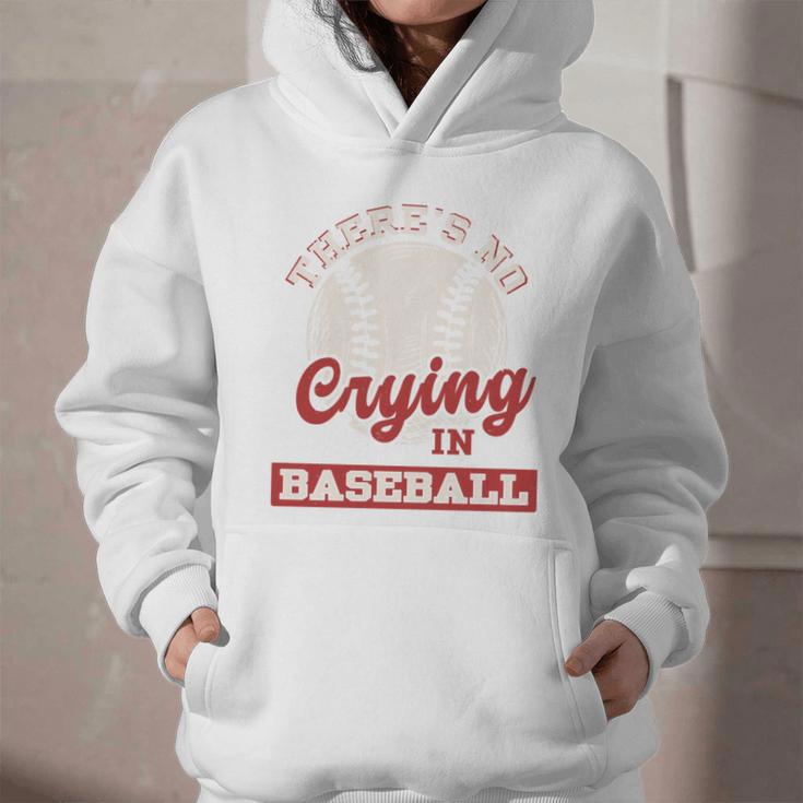 Baseball Game Day There Is No Crying In Baseball Graphic Youth Hoodie Baseball Game Day There Is No Crying In Baseball Graphic Youth Hoodie