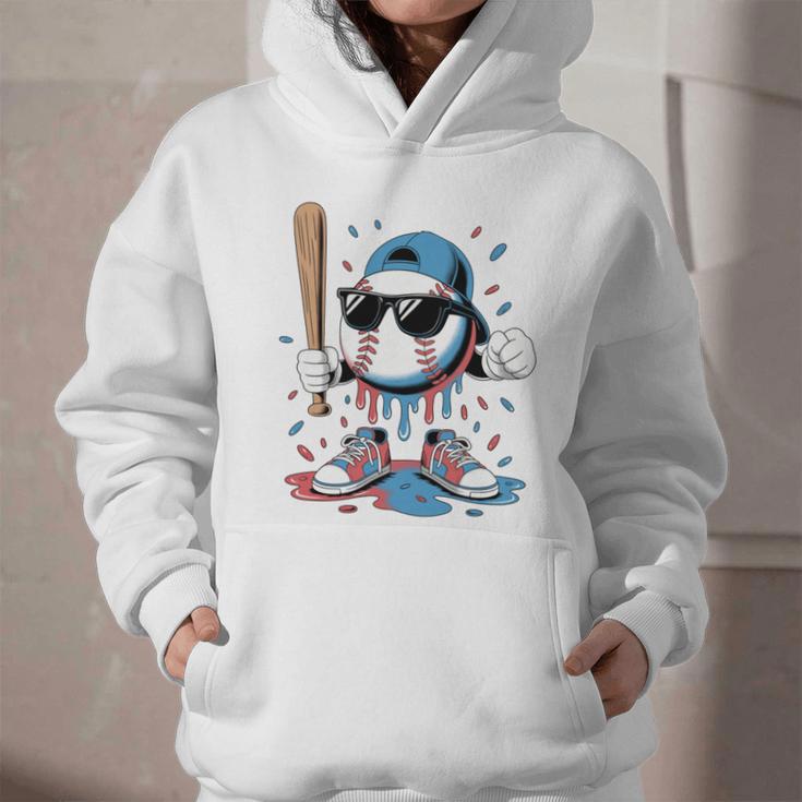 Baseball Lifestyle Apparel Youth Baseball Ice Cream Drip Graphic Youth Hoodie
