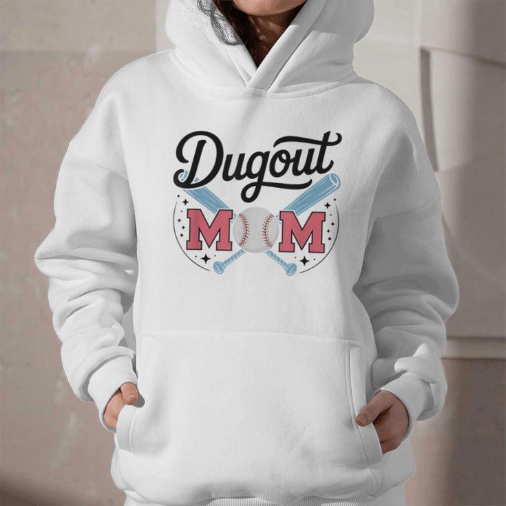 Baseball Mom – Proud Dugout Supporter Graphic Youth Hoodie