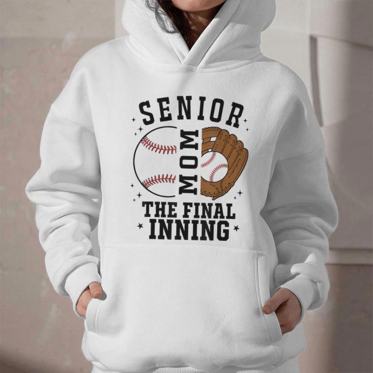 Baseball Senior Mom 2026 The Final Inning Graphic Youth Hoodie
