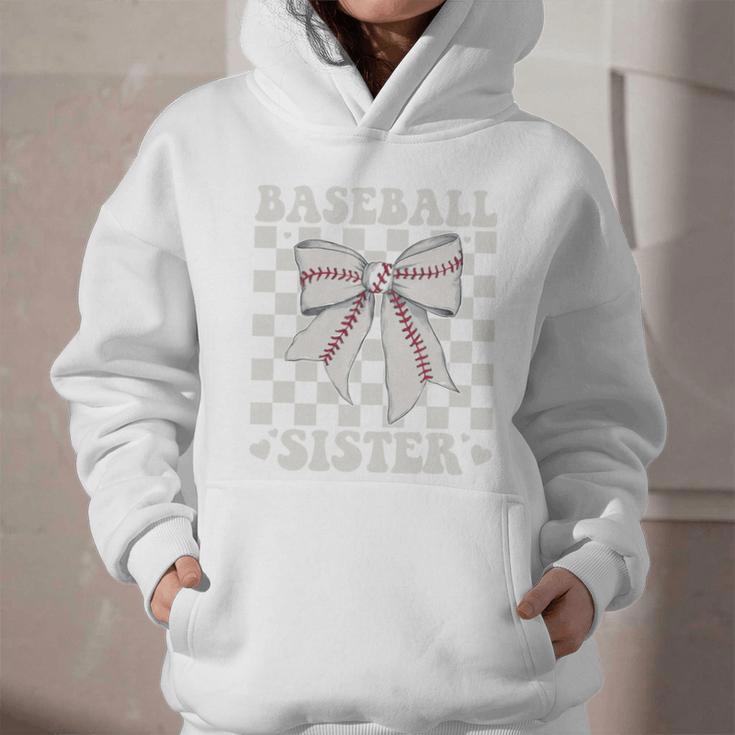 Baseball Sister Graphic Youth Hoodie