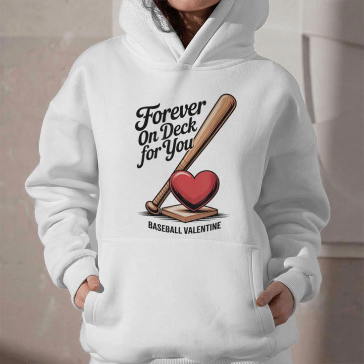 Baseball Valentine Forever On Deck For You Tee Graphic Youth Hoodie Baseball Valentine Forever On Deck For You Tee Graphic Youth Hoodie