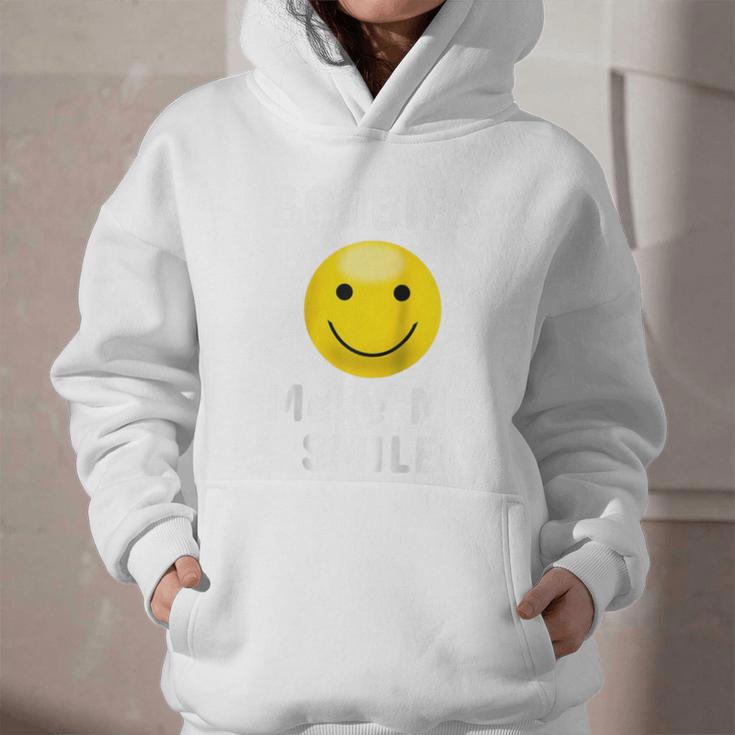 Boobies Make Me Smile Mardi Gras Raglan Baseball Tee Graphic Youth Hoodie