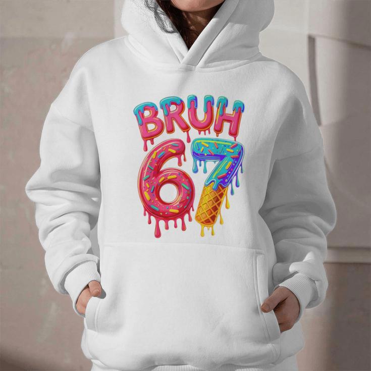 Bruh 67 Baseball Drip Number 67 Player 67th Birthday Graphic Youth Hoodie Bruh 67 Baseball Drip Number 67 Player 67th Birthday Graphic Youth Hoodie