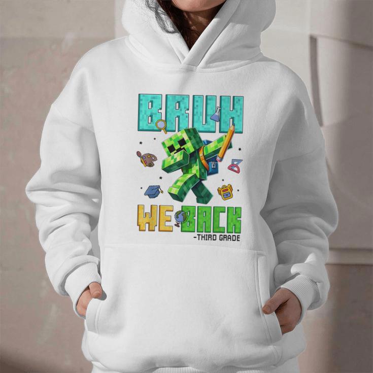 Bruh We Back 3rd Grade Back To School Gamer Dabbing Boy Kids Graphic Youth Hoodie Bruh We Back 3rd Grade Back To School Gamer Dabbing Boy Kids Graphic Youth Hoodie