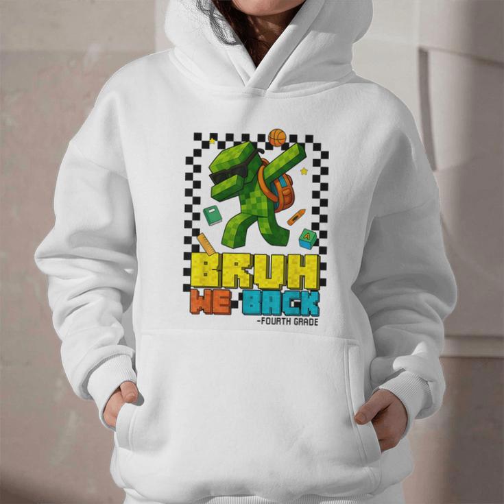 Bruh We Back 4th Grade Back To School Gamer Dabbing Boy Kids Graphic Youth Hoodie Bruh We Back 4th Grade Back To School Gamer Dabbing Boy Kids Graphic Youth Hoodie