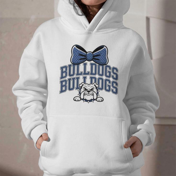 Bulldogs Mascot Team Spirit Sports Fan Back To School Graphic Youth Hoodie Bulldogs Mascot Team Spirit Sports Fan Back To School Graphic Youth Hoodie