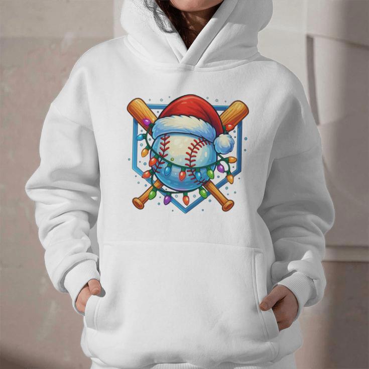 Christmas Baseball Drip For Boys Kids Ice Cream Drip Graphic Youth Hoodie