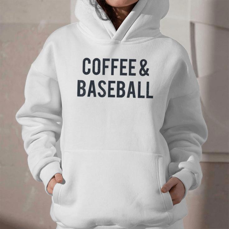 Coffee And Baseball Graphic Youth Hoodie