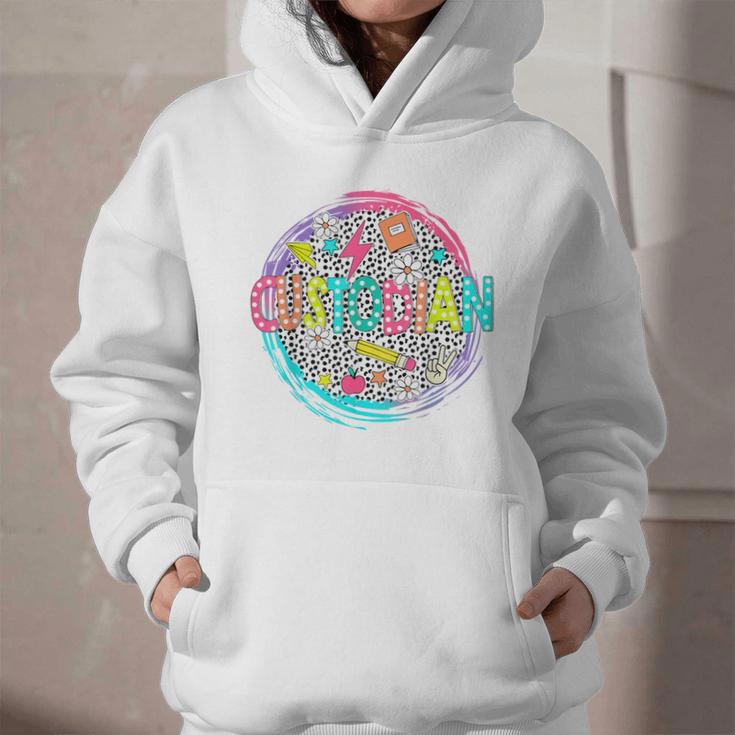 Cute Custodian Shirt First Day Of School Back To School Gift Graphic Youth Hoodie Cute Custodian Shirt First Day Of School Back To School Gift Graphic Youth Hoodie