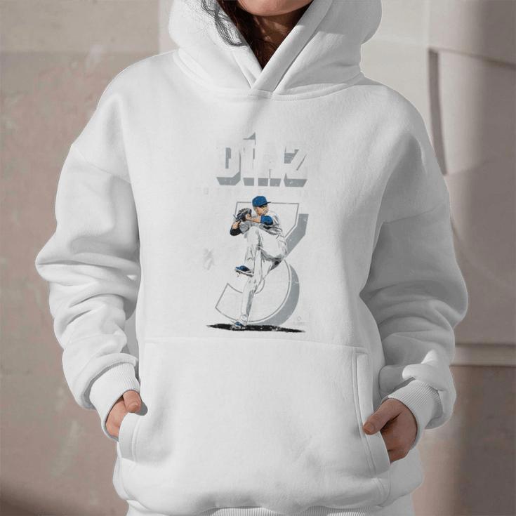 Edwin Diaz Los Angeles D Baseball Players MLBEDD201M Graphic Youth Hoodie Edwin Diaz Los Angeles D Baseball Players MLBEDD201M Graphic Youth Hoodie