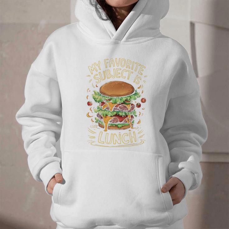 My Favorite Subject Is Lunch Hamburger Back To School Premium Tri-Blend Graphic Youth Hoodie My Favorite Subject Is Lunch Hamburger Back To School Premium Tri-Blend Graphic Youth Hoodie