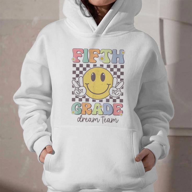 Fifth Grade Dream Team Smile Face Back To School 5th Grade Graphic Youth Hoodie Fifth Grade Dream Team Smile Face Back To School 5th Grade Graphic Youth Hoodie