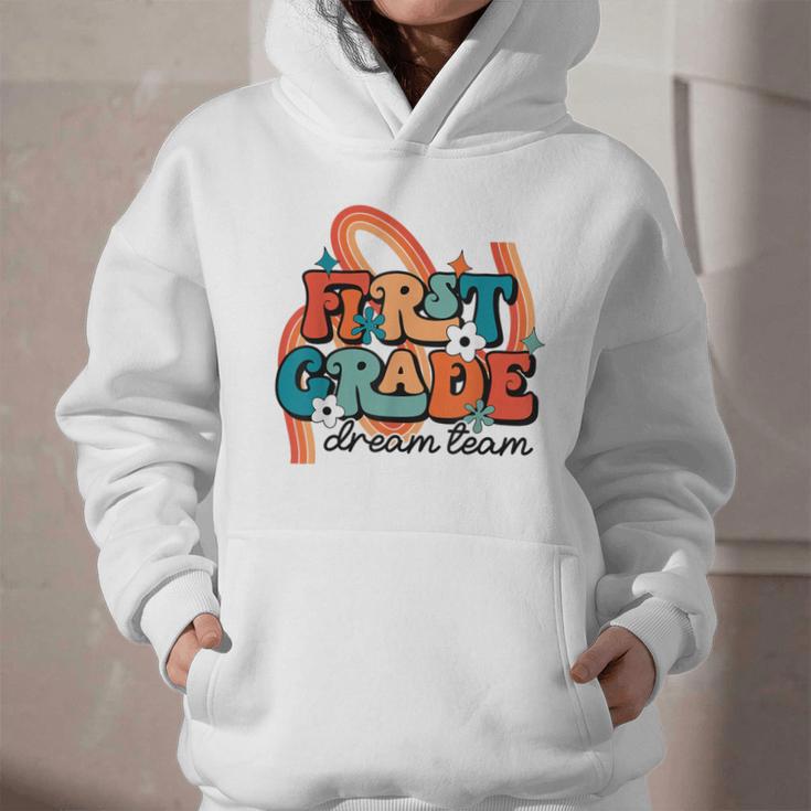 First Grade Dream Team First Day Of 1st Grade Back To School Graphic Youth Hoodie First Grade Dream Team First Day Of 1st Grade Back To School Graphic Youth Hoodie