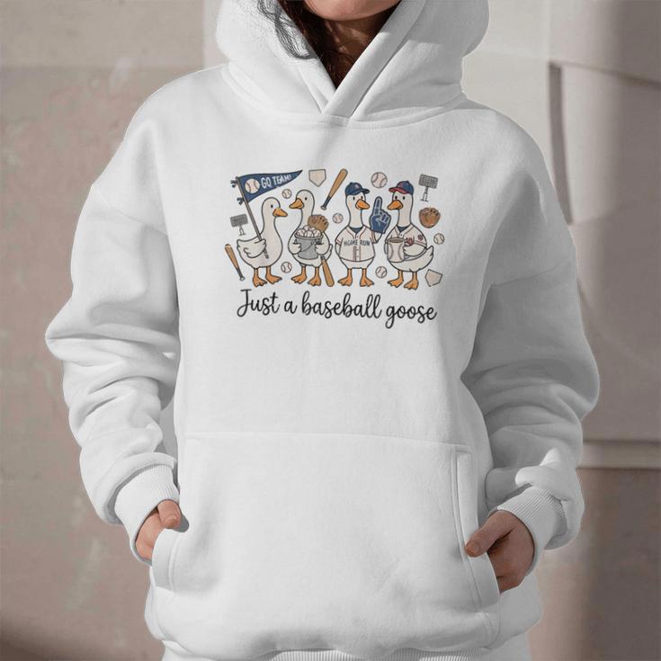 Game Day Just A Baseball Goose Cute Duck Team Sports Graphic Youth Hoodie Game Day Just A Baseball Goose Cute Duck Team Sports Graphic Youth Hoodie