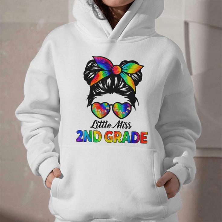 Girls Second Grade Back To School Cute Little Miss 2nd Grade Graphic Youth Hoodie Girls Second Grade Back To School Cute Little Miss 2nd Grade Graphic Youth Hoodie