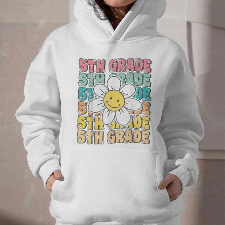 Groovy 5th Grade Back To School First Day Of Fifth Grade Graphic Youth Hoodie Groovy 5th Grade Back To School First Day Of Fifth Grade Graphic Youth Hoodie