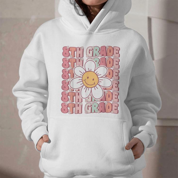 Groovy 8th Grade Back To School First Day Of Eighth Grade Graphic Youth Hoodie Groovy 8th Grade Back To School First Day Of Eighth Grade Graphic Youth Hoodie