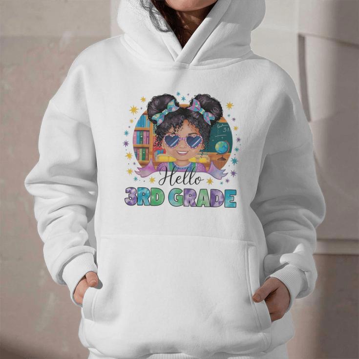 Hello 3rd Grade Girl Back To School Kids Boys Girls Graphic Youth Hoodie Hello 3rd Grade Girl Back To School Kids Boys Girls Graphic Youth Hoodie